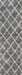 Moroccan Shag Lattice Area Rug in Grey
