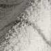 Moroccan Shag Lattice Area Rug in White