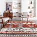 Moroccan Shag Rug With Tassels 160cm Red