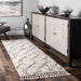 Moroccan Shag Tassel Area Rug 160 cm Ivory