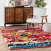 Moroccan Shag Tassel Area Rug Multicolor 160x230 cm