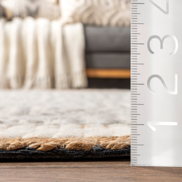 Moroccan Style Ivory Area Rug for Home Decor