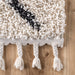 Moroccan Tassel Area Rug in Off White 150x240 cm