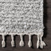 Moroccan Tassel Shag Rug 120x180 cm White Design