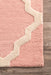 Marokon Trellis Area -matto 120x180 cm vauvan pinkki