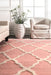 Marokon Trellis Area -matto 120x180 cm vauvan pinkki