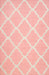 Marokon Trellis Area -matto 120x180 cm vauvan pinkki