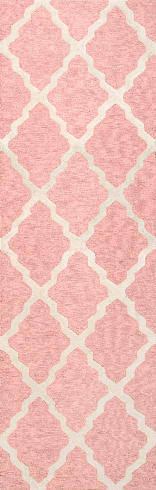 Marokon Trellis Area -matto 120x180 cm vauvan pinkki