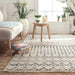 Moroccan Trellis Area Rug 120x180 cm Beige