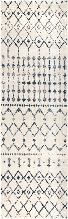 Moroccan Trellis Area Rug 120x180 cm Beige