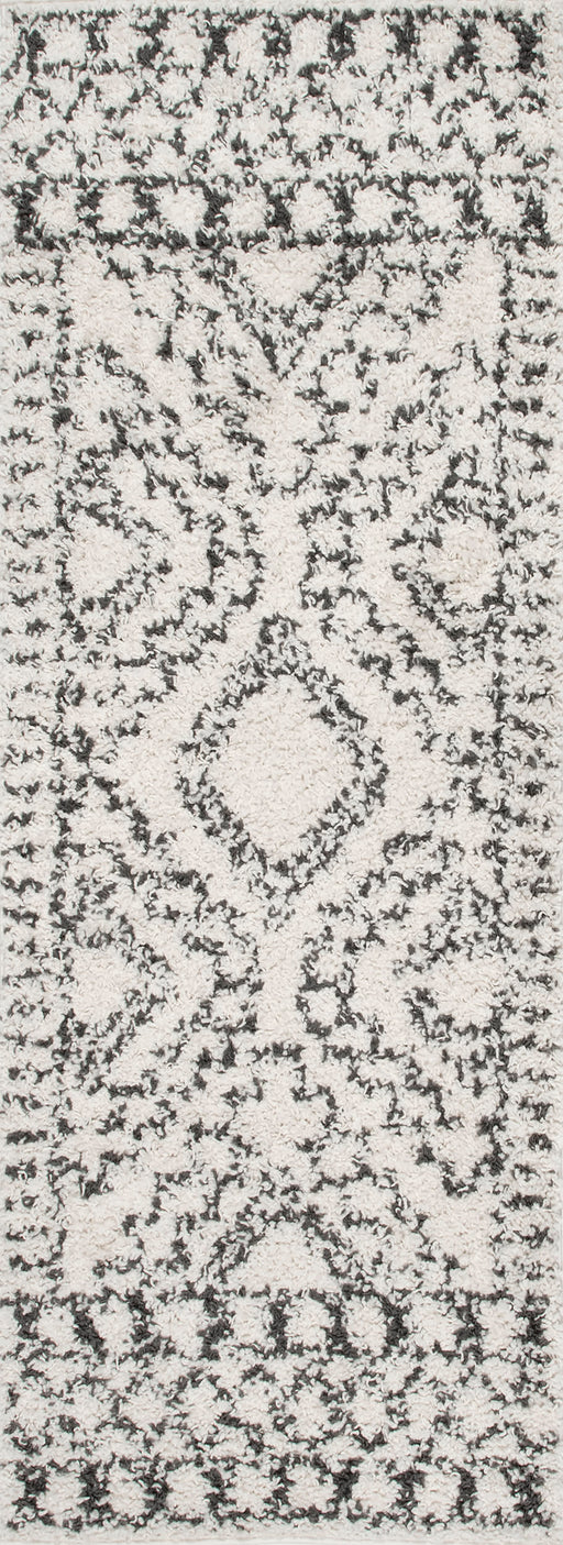 Moroccan Trellis Area Rug 160x230 cm Off White