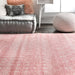 Moroccan Trellis Area Rug 80x152 cm Pink