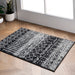 Moroccan Trellis Area Rug Black 160x240 cm