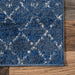 Tappeto marocchino a traliccio blu scuro 160x230 cm