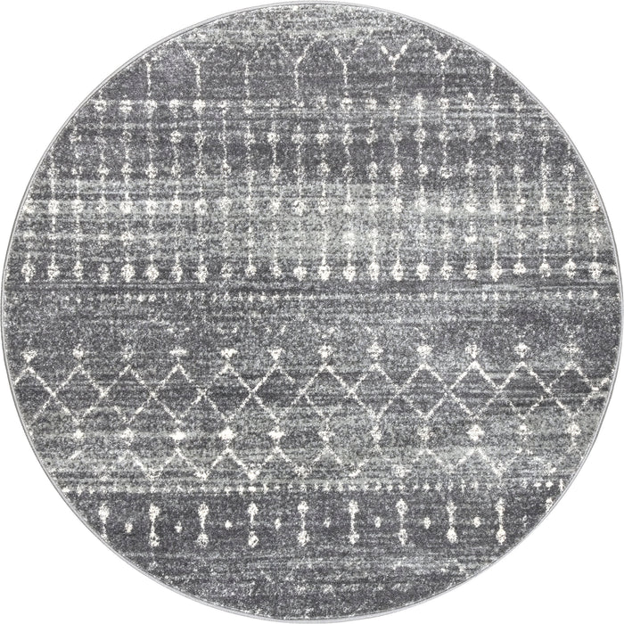 Moroccan Trellis Area Rug Dark Grey 150x240 cm