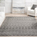 Moroccan Trellis Area Rug Dark Grey 160x230 cm