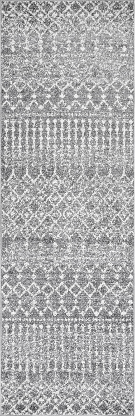 Moroccan Trellis Area Rug Dark Grey 160x230 cm