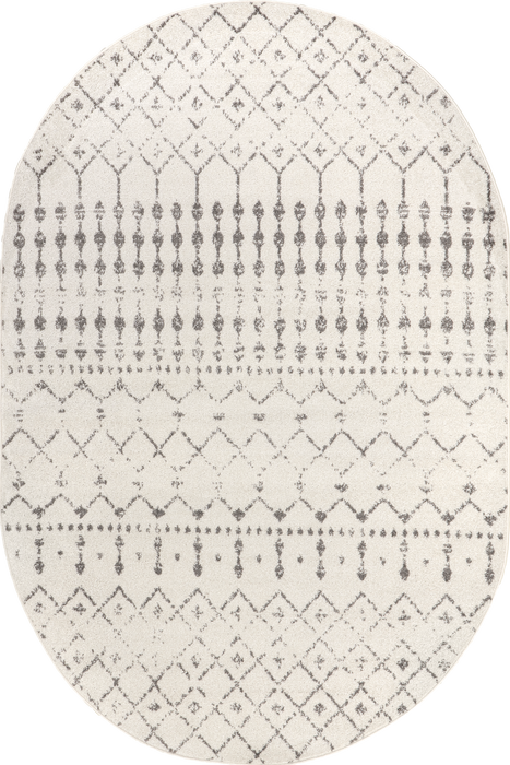 Moroccan Trellis Area Rug Grey 160 x 230 cm