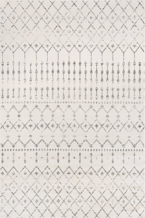 Moroccan Trellis Area Rug Grey 160x230 cm