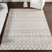 Moroccan Trellis Area Rug Grey 160x230 cm
