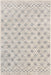 Moroccan Trellis Area Rug In Grey For Home Decor