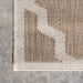 Moroccan Trellis Area Rug Taupe for Indoor Outdoor Use