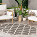 Moroccan Trellis Area Rug for Indoor and Outdoor Use