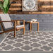 Moroccan Trellis Area Rug for Indoor and Outdoor Use