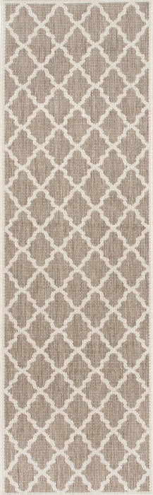 Moroccan Trellis Area Rug for Indoor and Outdoor Use