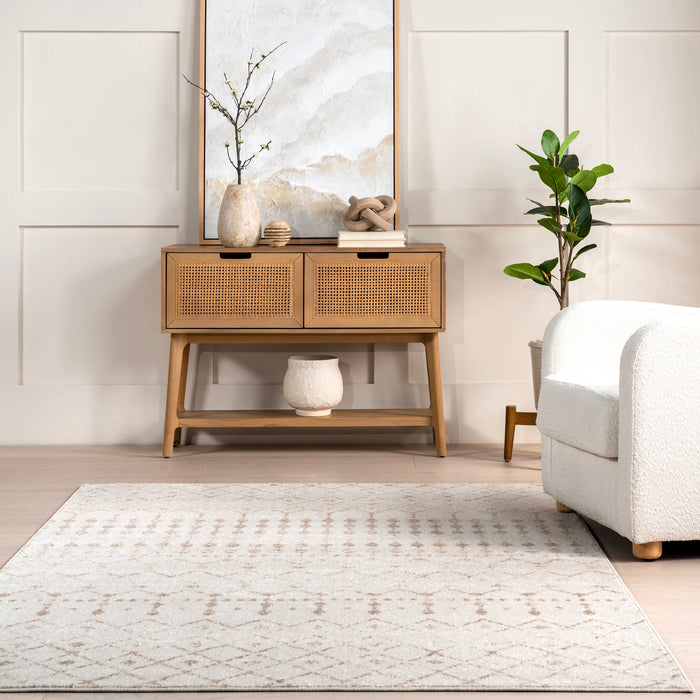 Moroccan Trellis Area Rug for Living Room and Bedroom