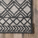Moroccan Trellis Area Rug in Dark Grey 160x230 cm