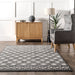 Moroccan Trellis Area Rug in Dark Grey 160x230 cm