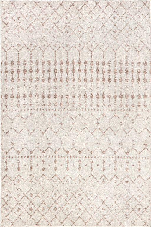 Moroccan Trellis Area Rug in Neutral Color for Home Decor