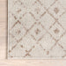 Moroccan Trellis Area Rug in Neutral Colors
