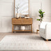 Moroccan Trellis Area Rug in Neutral Colors