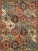 Moroccan Trellis Area Rug in Rust - Soft and Plush Design
