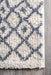 Moroccan Trellis Shag Area Rug 120cm Beige