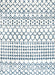 Tappeto marocchino Trellis Soft Shag 160x230 cm Blu