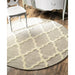 Moroccan Trellis Wool Rug Tan 120x180 cm