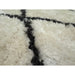 Morocco 2491 Super-Plush Moroccan Berber Diamond Hand-Made Super-Soft Fine Yarn Polyester Boho Shaggy Ivory/Black Rug