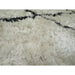 Morocco 2491 Super-Plush Moroccan Berber Diamond Hand-Made Super-Soft Fine Yarn Polyester Boho Shaggy Ivory/Black Rug