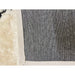 Morocco 2491 Super-Plush Moroccan Berber Diamond Hand-Made Super-Soft Fine Yarn Polyester Boho Shaggy Ivory/Black Rug