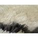 Morocco 2491 Super-Plush Moroccan Berber Diamond Hand-Made Super-Soft Fine Yarn Polyester Boho Shaggy Ivory/Black Rug