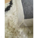 Morocco 2491 Super-Plush Moroccan Berber Diamond Hand-Made Super-Soft Fine Yarn Polyester Boho Shaggy Ivory/Grey Rug