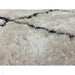 Morocco 2491 Super-Plush Moroccan Berber Diamond Hand-Made Super-Soft Fine Yarn Polyester Boho Shaggy Ivory/Grey Rug