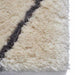 Morocco 2491 Super-Plush Moroccan Berber Diamond Hand-Made Super-Soft Fine Yarn Polyester Boho Shaggy Ivory/Grey Rug