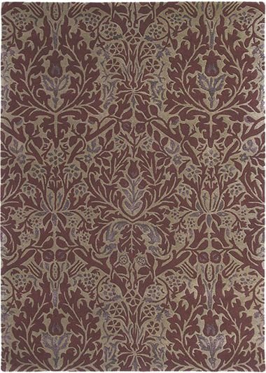 Morris & Co Autumn Flowers Plum 27500 (Made To Order) Rug