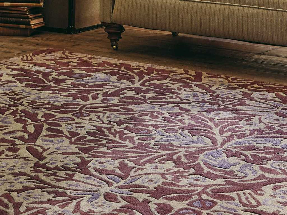 Morris & Co Autumn Flowers Plum 27500 (Made To Order) Rug