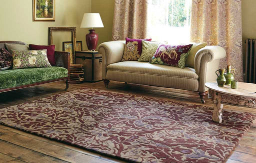 Morris & Co Autumn Flowers Plum 27500 (Made To Order) Rug