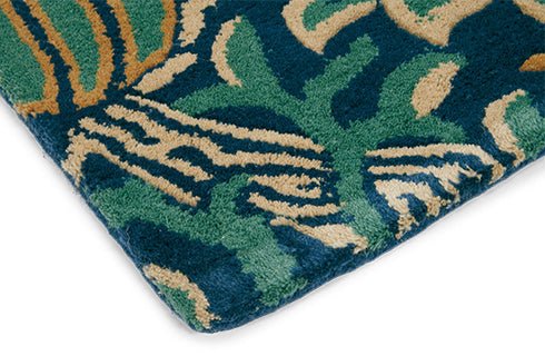 Morris & Co Granada Indigo/Red 27608 (Made To Order) Rug